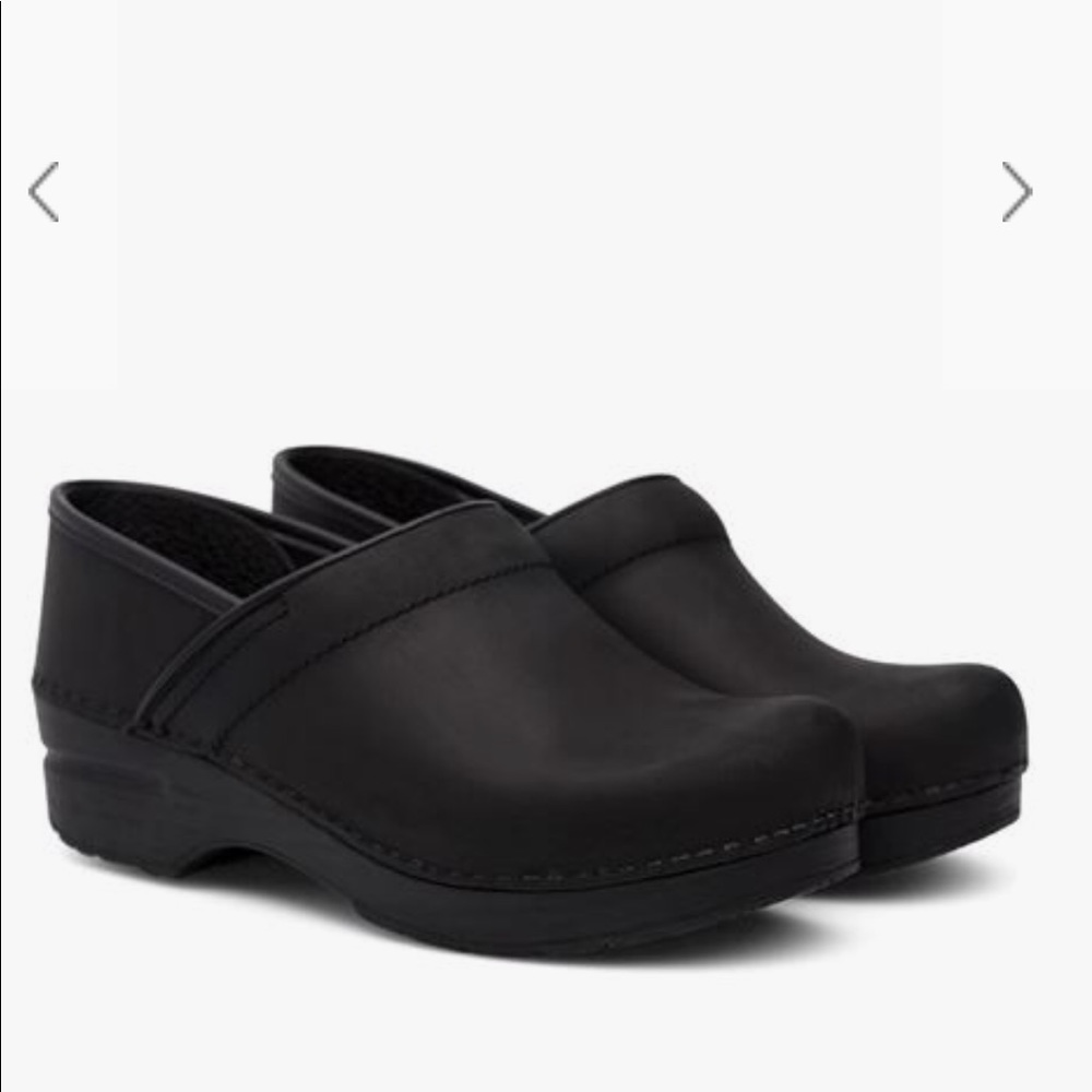 SOLD Professional Black Oiled Dansko Clogs